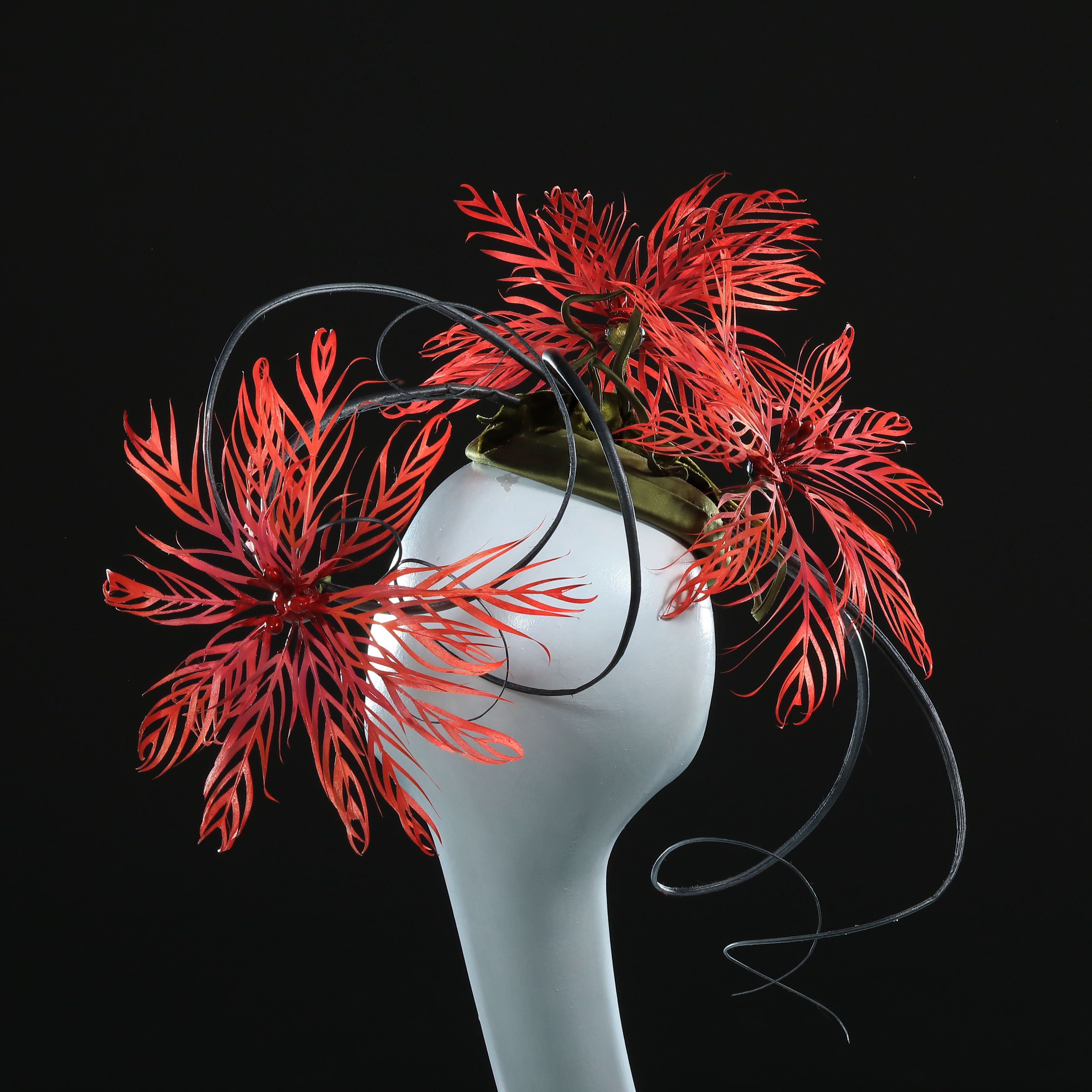 New with Box! Marina Killery Couture Straw Hat (Princess Diana\'s) Milliner Diana, Princess Of Wales main image 2