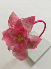 Load image into Gallery viewer, Pink acrylic and organza rose.